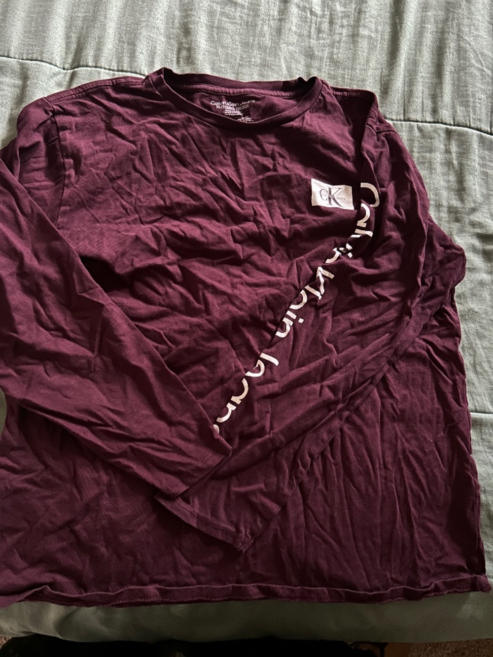 Calvin Klein Boys Long Sleeve Shirt | Size XL